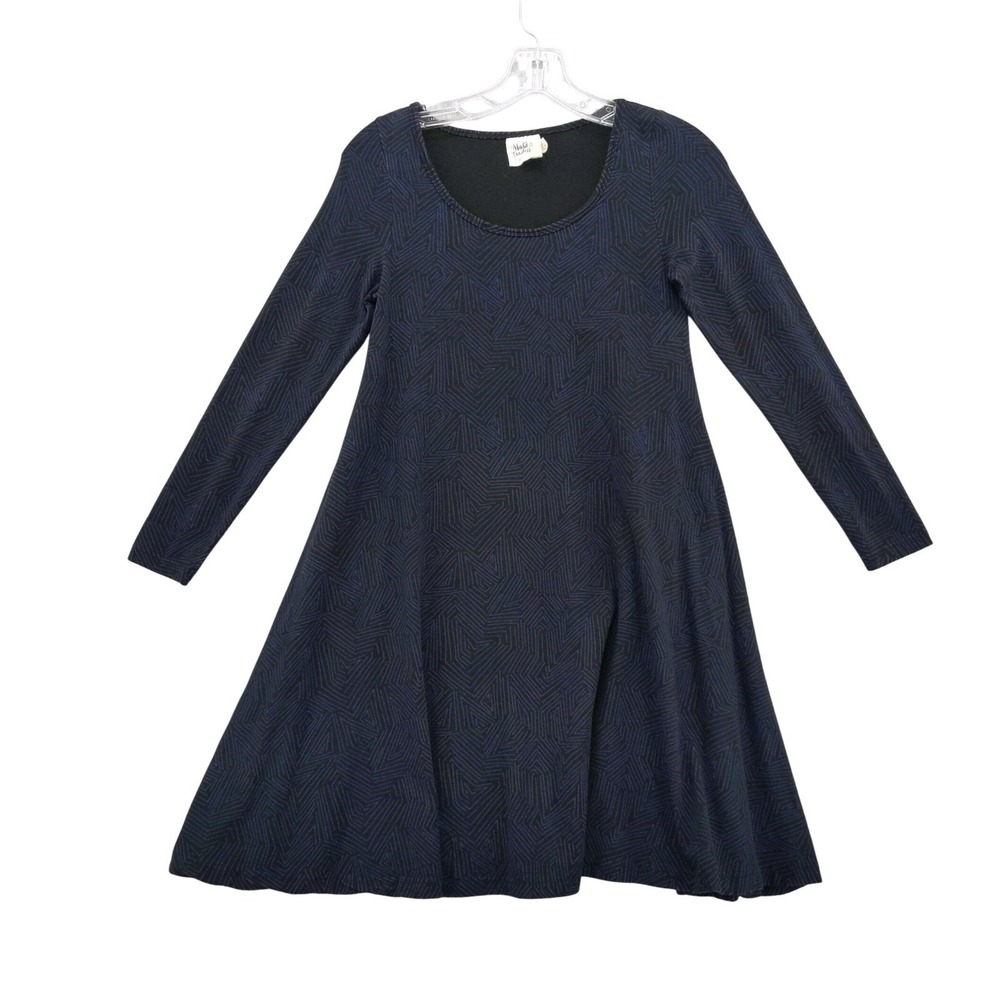 Mata Traders‎ Geometric Print Long Sleeve Casual Dress XS